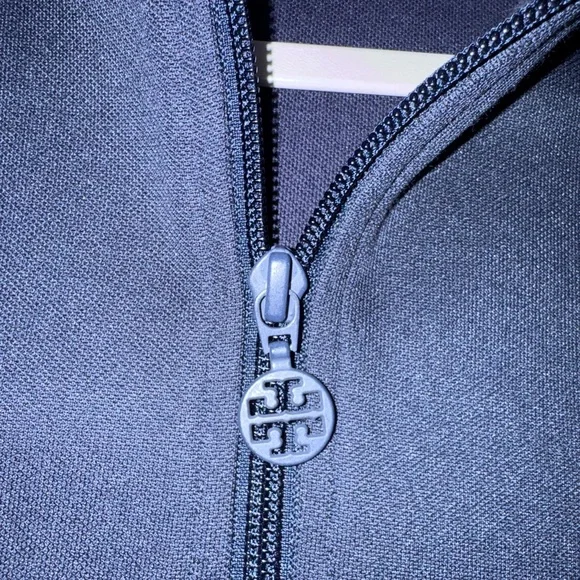 Tori Birch Tori Sport Colorblock Navy & White Track Jacket Sz. Medium - Picture 5 of 12